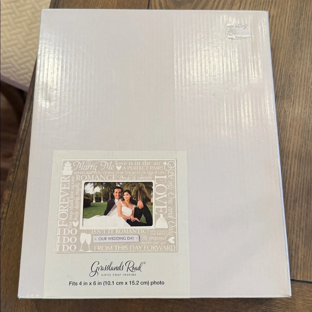 NEW! Grasslands Road 4x6 Wedding Day Photo Frame